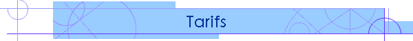 Tarifs